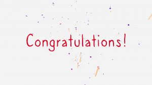 congratulations